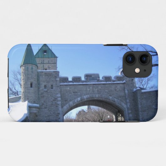 Ingang naar Old Quebec City, Quebec, Canada Case-Mate iPhone Case (Achterkant (horizontaal))