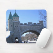 Ingang naar Old Quebec City, Quebec, Canada Muismat (Met muis)