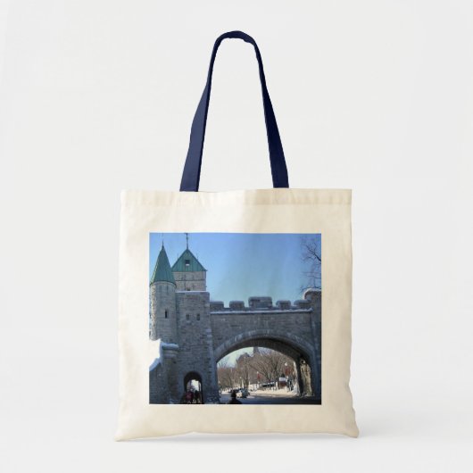Ingang naar Old Quebec City, Quebec, Canada Tote Bag (Voorkant)