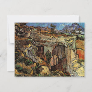 Ingang naar Quarry, Saint-Remy door Vincent van Go