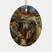 Ingang naar Quarry, Saint-Remy door Vincent van Go Keramisch Ornament (Rechts)