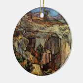 Ingang naar Quarry, Saint-Remy door Vincent van Go Keramisch Ornament (Links)