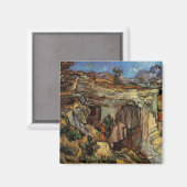 Ingang naar Quarry, Saint-Remy door Vincent van Go Magneet (Voorkant / Achterkant)