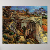 Ingang naar Quarry, Saint-Remy door Vincent van Go Poster (Voorkant)