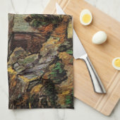 Ingang naar Quarry, Saint-Remy door Vincent van Go Theedoek (Quarter Fold)