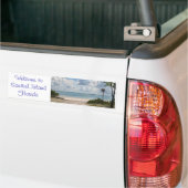 Ingang naar Sanibel Beach Bumpersticker (Op Truck)