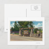 Ingang naar Whiteface Mt. Highway Briefkaart (Voorkant / Achterkant)