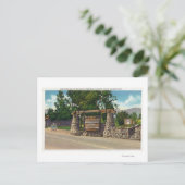 Ingang naar Whiteface Mt. Highway Briefkaart (Staand voorkant)