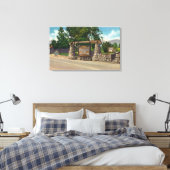 Ingang naar Whiteface Mt. Highway Canvas Afdruk (Insitu (Slaapkamer))