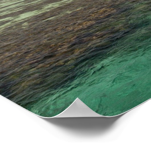 Ingang op beroemde blauwe hekel poster (Hoek)