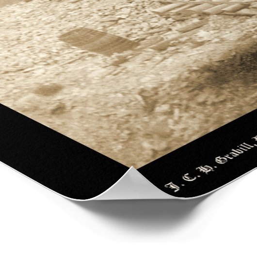 Ingang op de Grote Min SD 1888 Poster (Hoek)