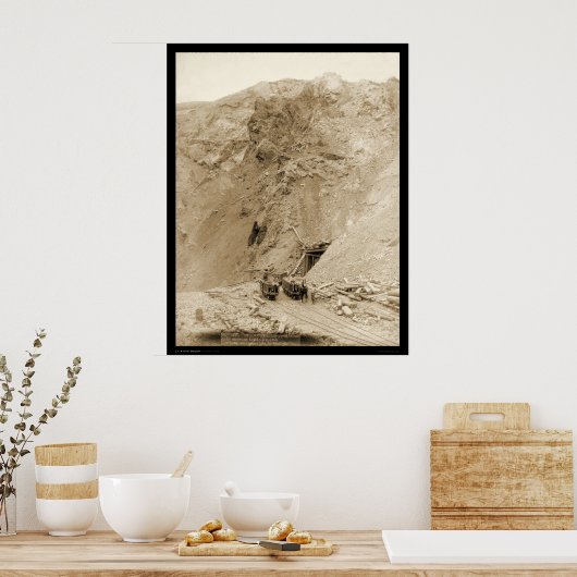 Ingang op de Grote Min SD 1888 Poster (Keuken)