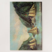 Ingang op de Grote Puzzle Hooglanden Legpuzzel (Verticaal)