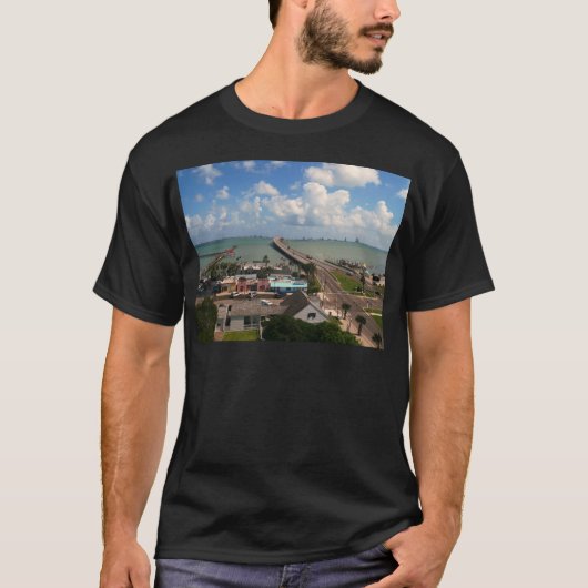 Ingang op het eiland Zuid-Padre T-shirt (Voorkant)