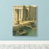 Ingang op het Grote Kanaal: Kijkend West, c.1738- Canvas Afdruk (Insitu (Houten vloer))