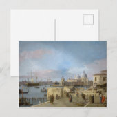 Ingang op het Grote Kanaal van de Molo, Venetië Briefkaart (Voorkant / Achterkant)