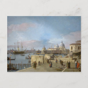 Ingang op het Grote Kanaal van de Molo, Venetië Briefkaart