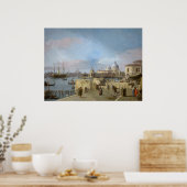Ingang op het Grote Kanaal van de Molo, Venetië Poster (Keuken)