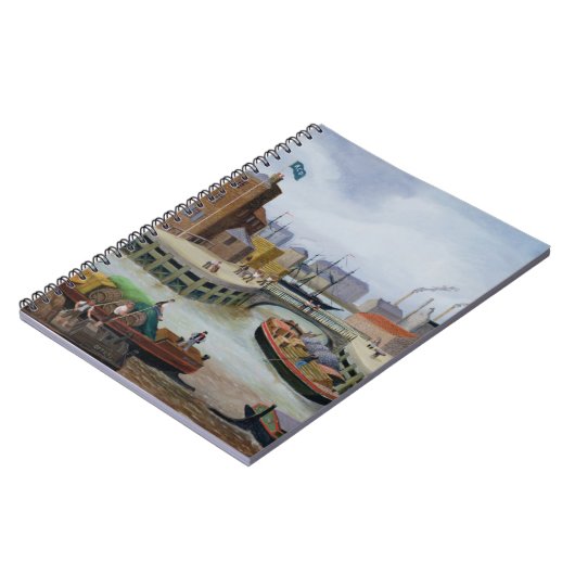 Ingang op het kanaal van Regent Notitieboek (Linkerzijde)