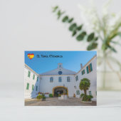 Ingang op het klooster van Monte Toro - Menorca, S Briefkaart (Staand voorkant)