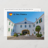 Ingang op het klooster van Monte Toro - Menorca, S Briefkaart (Voorkant / Achterkant)