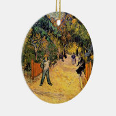 Ingang op het openbare park door Vincent van Gogh Keramisch Ornament (Rechts)