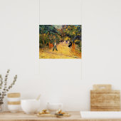 Ingang op het openbare park door Vincent van Gogh Poster (Keuken)