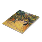 Ingang op het openbare park door Vincent van Gogh Tegeltje (Zijkant)