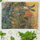 Ingang op het openbare park door Vincent van Gogh Theedoek (Gevouwen)