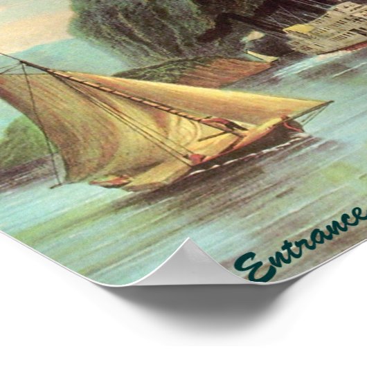 Ingang op het Poster van de Hooglanden (Hoek)