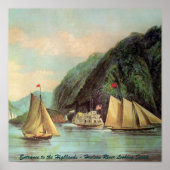 Ingang op het Poster van de Hooglanden (Voorkant)