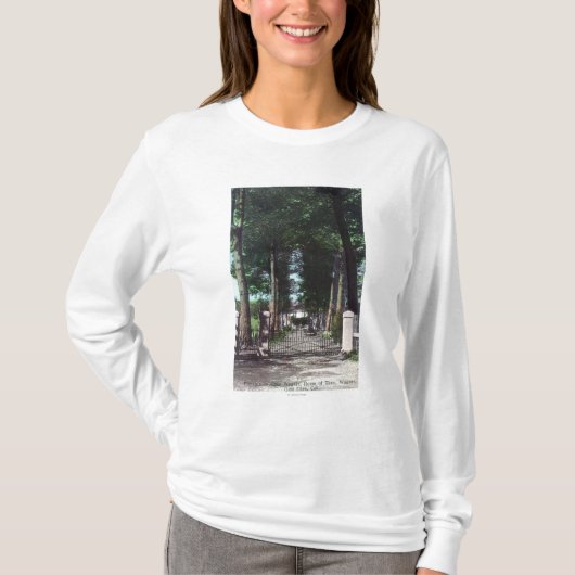 Ingang op het Uitzicht van Casa Theodore Wagner T-shirt (Voorkant)