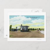 Ingang op het Uitzicht van de Sampson-luchtmachtba Briefkaart (Voorkant / Achterkant)