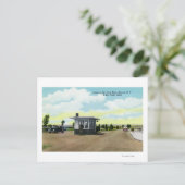 Ingang op het Uitzicht van de Sampson-luchtmachtba Briefkaart (Staand voorkant)