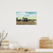 Ingang op het Uitzicht van de Sampson-luchtmachtba Poster (Keuken)