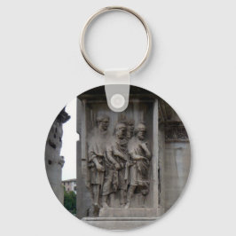 Ingang Romeinse ruïnes in Rome Italië Sleutelhanger
