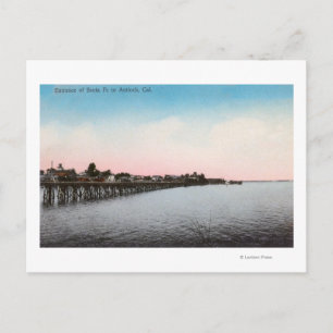 Ingang Santa Fe RailroadAntioch, CA Briefkaart
