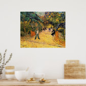Ingang tot het openbare park door Vincent van Gogh Poster (Keuken)