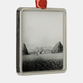 Ingang van de haven van Rio de Janeiro Metalen Ornament (Rechts)