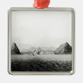 Ingang van de haven van Rio de Janeiro Metalen Ornament (Voorkant)