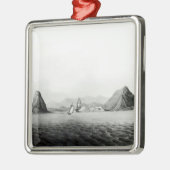 Ingang van de haven van Rio de Janeiro Metalen Ornament (Links)