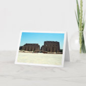 Ingang van de Karnaktempel, Luxor, Egypte Kaart (Voorkant)