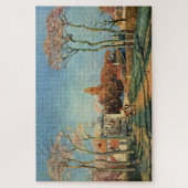 Ingang van het dorp Voisins, Yvelines 1872 Legpuzzel (Verticaal)