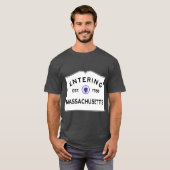 Ingang van het Massachusetts Commonwealth of Massa T-shirt (Voorkant volledig)