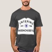 Ingang van het Massachusetts Commonwealth of Massa T-shirt (Voorkant)