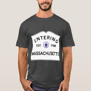Ingang van het Massachusetts Commonwealth of Massa T-shirt
