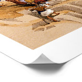 ingang van Petra, 10 maart 1839, bord 98 van Poster (Hoek)