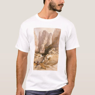 ingang van Petra, 10 maart 1839, bord 98 van T-shirt
