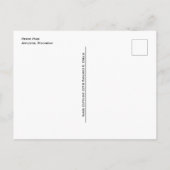 Ingangsteken, Pierce Park in de herfst, Appleton,  Briefkaart (Achterkant)