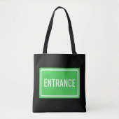 ingangsteken tote bag (Voorkant)